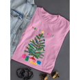 thumbnail image 3 of Colorful Christmas Collection B T-Shirt Women -Victoria Barnes Designs, Female 4X-Large, 3 of 4
