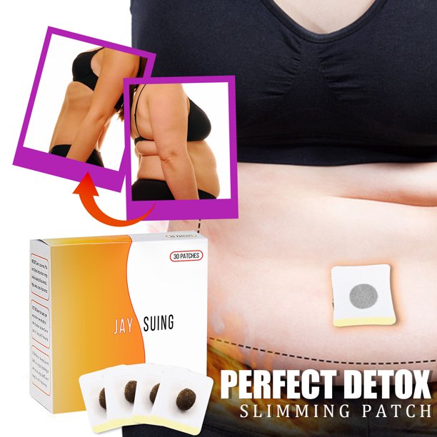 30PCS Slimming Body Stickers, Weight Loss Slim Navel Patches Sticker Fat Burning Detox Belly Waist Plaster