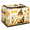 Multicolor 1, variant on CURLYOOT Spring Summer Gnomes Bee Storage Bin with Zipper Lid, Fabric Storage Basket with Handles, Decorative Foldable Storages Box Clothes Organizer for Closet, Shelf