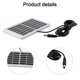 thumbnail image 3 of Compact Solar Panel 5W 6V Solar Panel 3-meter DC Cable Easy DIY Installation Efficient Charging Multiple Charging Options, 3 of 10