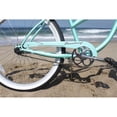 thumbnail image 6 of Firmstrong Urban Lady 3 Speed Women's 26 Inch Beach Cruiser Bike, Mint Green, 6 of 9
