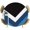 Blue, variant on Abstract Yellow Black Round Tablecloth 36-44 Inch Round Fitted Table Cloth with Elastic Edge, Modern Geometric Color Blocks Waterproof Table Cover Protector for Outdoor Picnic Party Dining