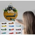 thumbnail image 4 of Panneau de Bienvenue Interchangeable pour Chien - Panneau de Bienvenue Dachshund pour Porte d'Entrée, 4 of 7