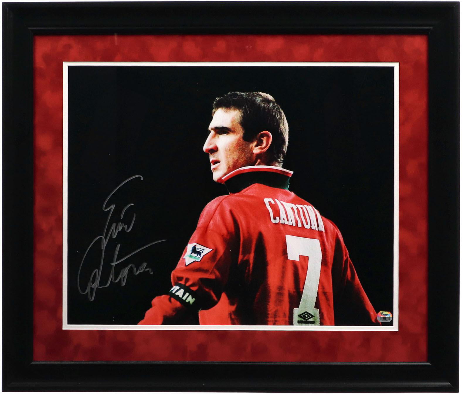 Eric Cantona Framed Signed Manchester United Shirt - Autograph It Now