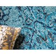 thumbnail image 3 of Unique Loom Medici Distressed Rug 8' x 8' Round Light Blue/Turquoise, 3 of 5