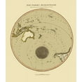thumbnail image 2 of Thomson 26x29 White Modern Wood Framed Museum Art Print Titled - Southern Hemisphere - Thomson 1816, 2 of 4