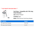 thumbnail image 2 of Fuel Pump - Compatible with 1996 Jeep Grand Cherokee, 2 of 2