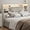 White, variant on Queen/Full Headboard Queen Size with Storage, Wood Bookcase Headboard with Charging Station & 2 LED Lights, Modern Queen Headboard Only for Queen Size Bed, Noise-Free, Sturdy and Durable, White