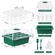 thumbnail image 2 of Kit de inicio de semillas WFOEJEJ, paquete de 10 unidades con cúpula de humedad ajustable, 2 of 7