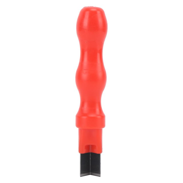 Cuchillo cincel de mano, cuchillo para tallado y corte en ángulo de acero de alta velocidad para tira de silicona, tira de luz de neón, ángulo recto rojo