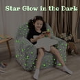 thumbnail image 3 of Sofá infantil MOMCAYWEX Little Star con cojín que brilla en la oscuridad, 3 of 6
