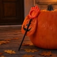 thumbnail image 2 of Halloween Candy Bag with Handle – Spacious Trick - or - Treat Storage, Festive Party Prop & Decoration, Comfortable Grip, Multi - Use Halloween Costume Accessory,Orange A, 2 of 7
