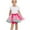 Pink, variant on Spazoro Toddler Girls Tutu Dance Skirts, Rainbow Mesh Bow Knot Leisure Princess Skirts for Child Girls Black Size 9-11 T