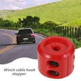 thumbnail image 3 of Cord Protector Atv Winch Rope Stopper Hook up Red Metal Rubber, 3 of 6