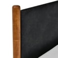 thumbnail image 4 of Better Homes & Gardens Greyson Queen Platform Bed, Black Faux Leather and Acorn Finish, 4 of 9