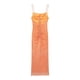 thumbnail image 4 of HH TRAF Vestido camisero elegante de verano para mujer, sin mangas, ajustado, con pliegues, estampado elegante, para vacaciones y playa, 4 of 4