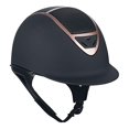 thumbnail image 2 of IRH XLT Horse Riding Helmet, Matte Black with Rose Gold Frame, Medium, 2 of 3