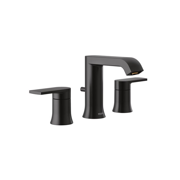 Moen T6708 Genta Lx 1.2 GPM Widespread Bathroom Faucet Black