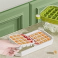 thumbnail image 2 of 32Holes Press Ice Cube Tray Easy Release Storage Box for Party Drinks,Tea,Coffee Green, 2 of 9