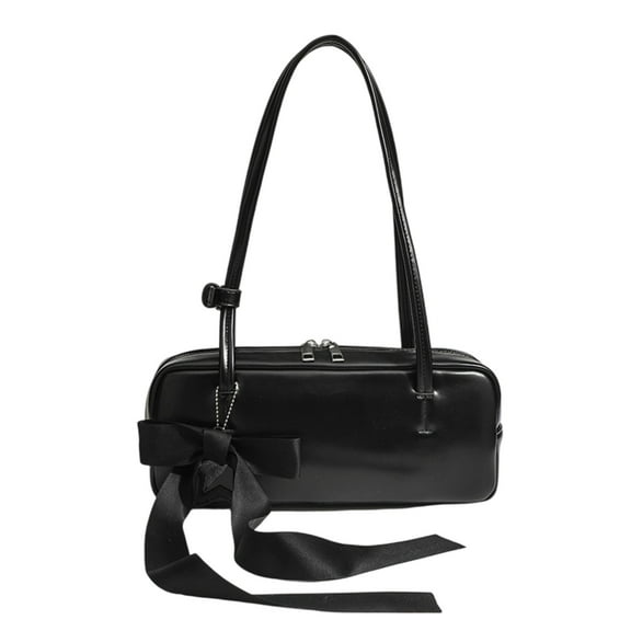 FENOHREFE Elegant Women's Underarm Bag Bows Shoulder Purse Fashion Handbag Satchel for Travel Shopping and Outdoor Activities