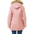 thumbnail image 3 of Ma Croix Women's Lightweight Puffer Jacket with Detachable Fur Hood, 3 of 7