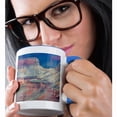 thumbnail image 2 of 3drose, Usa, Arizona, Grand Canyon National Park. Canyon Landscape., 15oz Two-tone Blue Mug, 2 of 6
