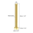 thumbnail image 2 of Unique Bargains Brass Hex Bolts, M5x50mm 5 Pack Fully Thread Grade 4.8 Machine Screws, 2 of 4