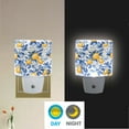 thumbnail image 6 of Lemons and Blue Leaves Night Light LED Dusk to Dawn Auto Sensor Night Lamp Plug-in Nightlight for Bedroom Hallway Kitchen 2 PCs, 6 of 7