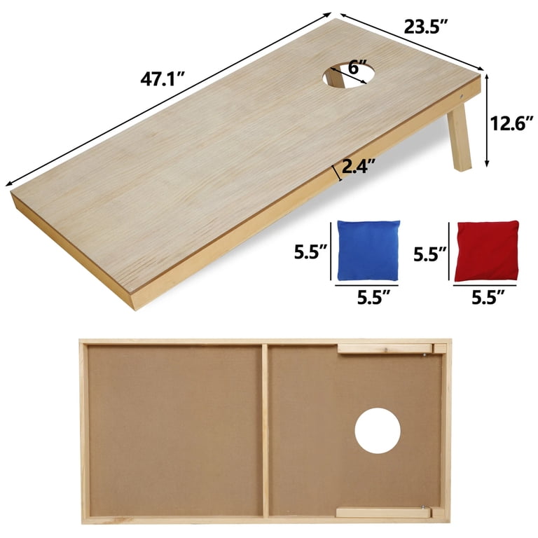 ZENY Regulation Cornhole Board Game Set with Bean Bags photo 2