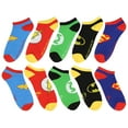 thumbnail image 2 of DC Comics Superhero No-Show Socks 5 Pair, 2 of 3
