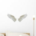 thumbnail image 1 of White Wings Plumage Wall Decal Wallmonkeys Peel and Stick Graphics (18 in W x 10 in H) WM502666, 1 of 4