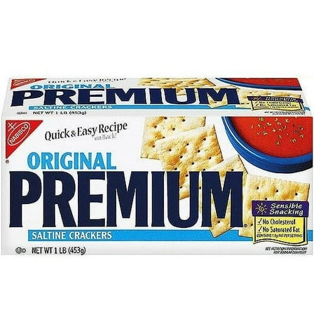 Nabisco Premium Original Saltine AKF18 Crackers, 16 Oz.