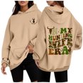 thumbnail image 2 of WEAIXIMIUNG Sweat à Capuche Camouflage pour Femmes Vêtements Automne Hiver Imprimé pour Femmes, 2 of 7