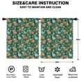 thumbnail image 2 of Blackout Kids Curtains,Green Highland Cow Dinosaur Pattern Childrens Insulated Curtains Set Of 2,Bedroom Essentials,Toddler Room Decor 52"x63", 2 of 5
