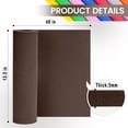 thumbnail image 2 of Brown Eva Foam Sheets, 49"x13.5" Halloween Crafts Foam, 3mm Eva Foam Roll High Density 86kg/m3 for Cosplay Supplies, DIY, Cards Making,School, 2 of 6