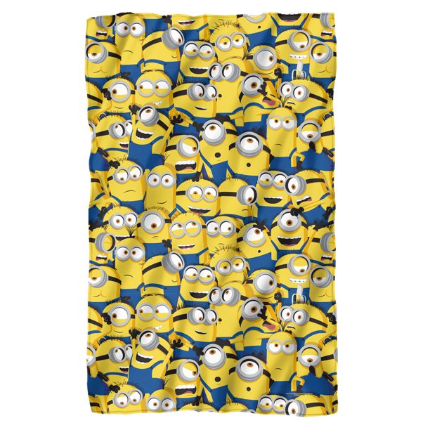 Minions Blanket, 36"x58", Minion Group Fleece Blanket