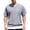 Light Gray, variant on Men's Short Sleeved T Shirt Double Layer T Shirt Style Round Neck T Shirt,XXL