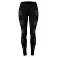thumbnail image 4 of BOOMILK St. Patrick's Day Leggings for Women Trendy Shamrock Print High Waisted Stretch Legging Plus Size Workout Yoga Pants, 4 of 4