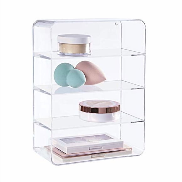 STORi Coiffeuse en Plastique Transparent