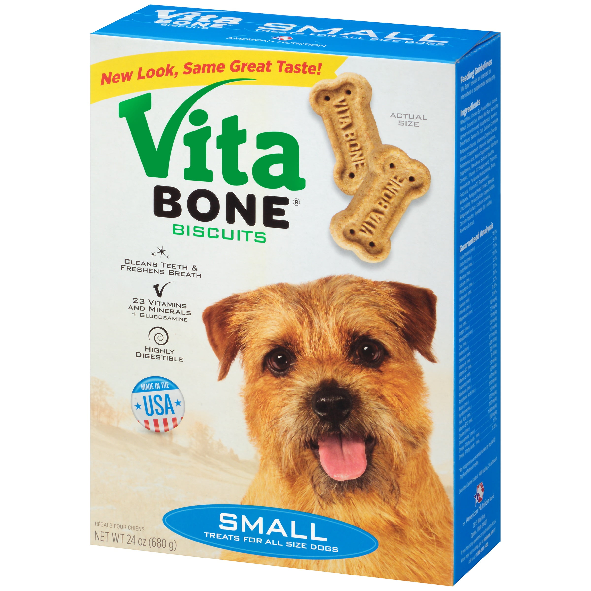 Vita Bone Small Biscuit Dog Treat, 24 Oz