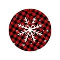 thumbnail image 2 of Fmbmuo Christmas Tree Skirt Plaid Red 35.4 Inch Christmas Decorations, Non Slide Traditional Short Plush Vintage Tree Skirt Complete Your Christmas Decor, 2 of 5
