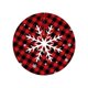 thumbnail image 2 of Christmas Snowflake Tree Skirt Holiday Decorations And Accessories Short Pile Printed Christmas Tree Skirt, 2 of 6