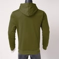 thumbnail image 4 of Caqnni Men's Hoodie Jacket Hooded Solid Color Pullover oversize - Sweatshirt Sweater Solid Color Pullover Longsleeve Long Sleeve Casual (S,AG), 4 of 4