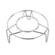 thumbnail image 1 of Soporte para vaporera redonda de acero inoxidable para cocina casera, 1 of 6