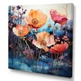 thumbnail image 2 of Designart "Landscape In Floral Alcohol Ink I" Abstract Landscape Canvas Wall Art, 2 of 7