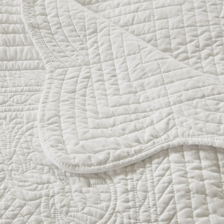 Oversized cotton quilted throw sales