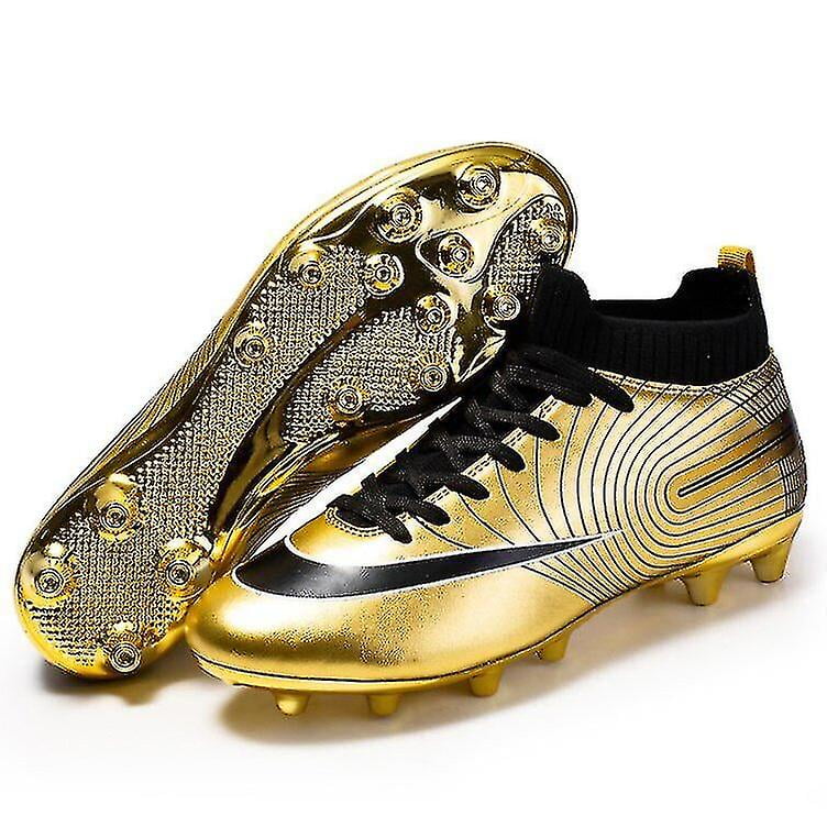 Mens Football Boots High Top Cleats Soccer Shoes Trainers Teenager Outdoor Sport Athletics Spikes Competition Professional Turf Training Walmart