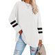 thumbnail image 2 of Tops de Mujer Camisas de Manga Larga Otoño Casual Hombro Sólido Caída Cuello Redondo Camiseta Blusa Odeerbi ODB151009, 2 of 9