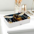 thumbnail image 6 of Honeybee Earring Organizer Jewelry Box Necklace Organizer PU Leather with Removable Compartment Portable, 6 of 6