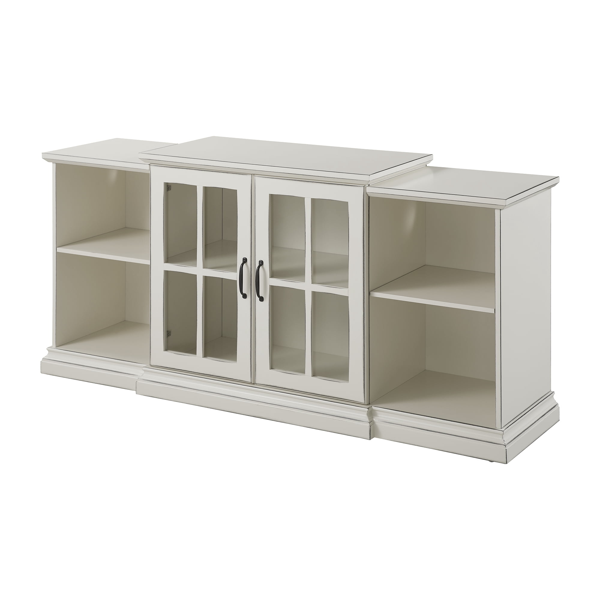 Manor Park Classic Tiered TV Stand for TVs up to 65", Antique White